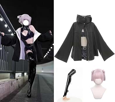 七草ナズナ コスプレ衣装2セット メイド服 ウィッグ付 よふかしのうた 七草ナズナ メイド服 コスプレ衣装 - Costowns